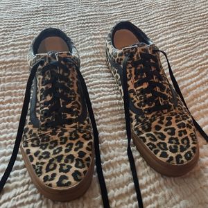 Men's Custom Leopard Vans